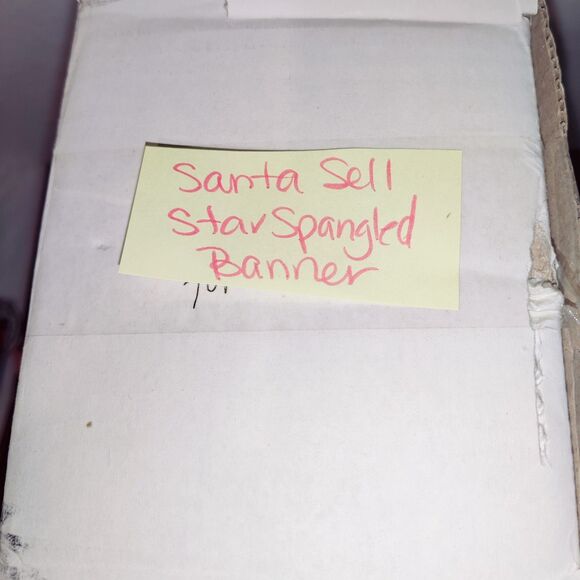 Lenox 2002 Pencil Santa Star Spangled Santa Patriotic Uncle Sam American Flag - Picture 14 of 14